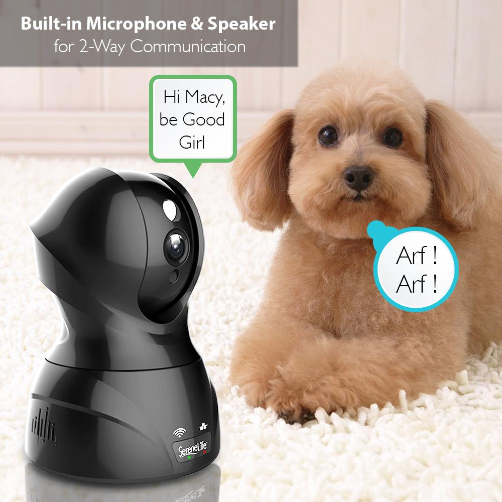 1080P Ip Camera - Hd Wifi Cam, Remote Video Monitoring Surveillance Security, Built-In Speaker & Microphone, Smartphone App Control