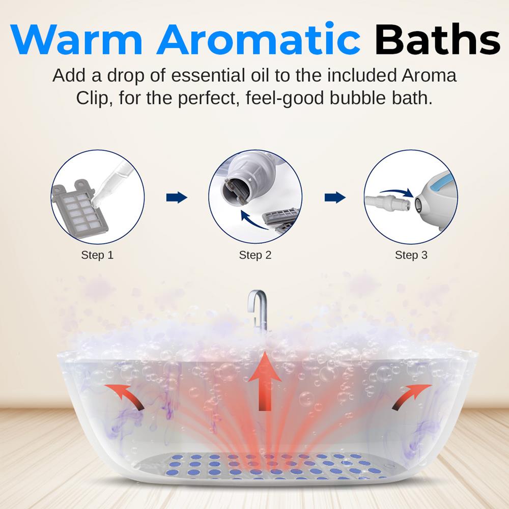 Bubble Bath Mat Body Spa Massage With Warm Air
