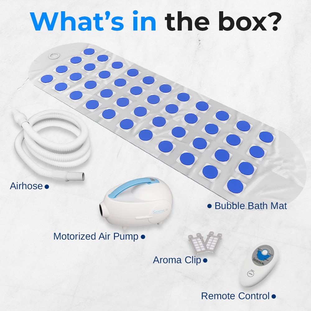 Bubble Bath Mat Body Spa Massage With Warm Air