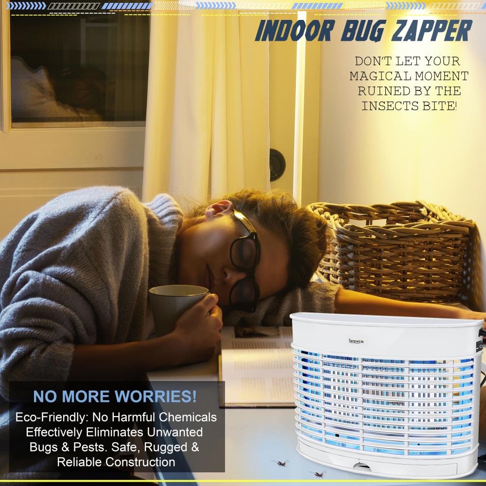Indoor Bug Zapper - Electronic Plug-In Insect Control, Chemical-Free Insect Killer