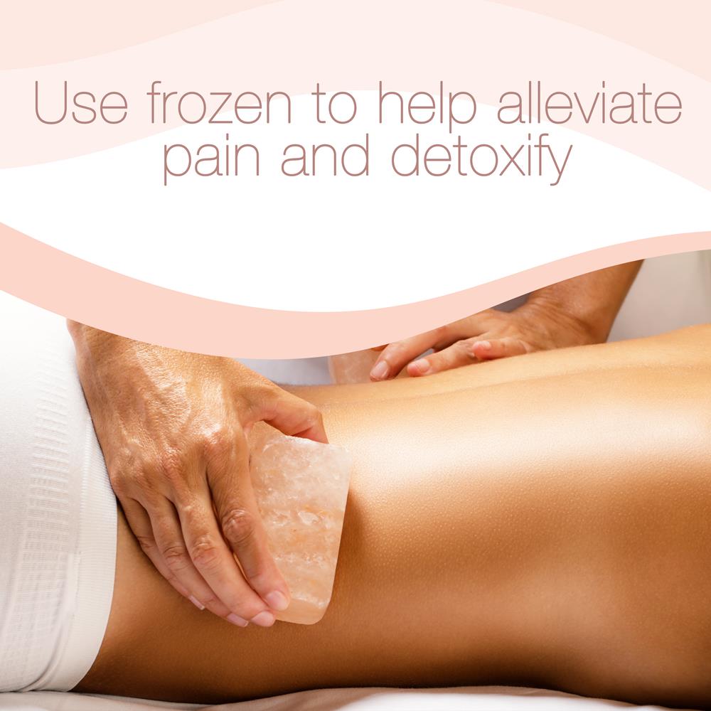 Salt Massage Stones - Hand-Carved Stone For Massage Therapy, Deodorant And Salt And Sugar Scrubs