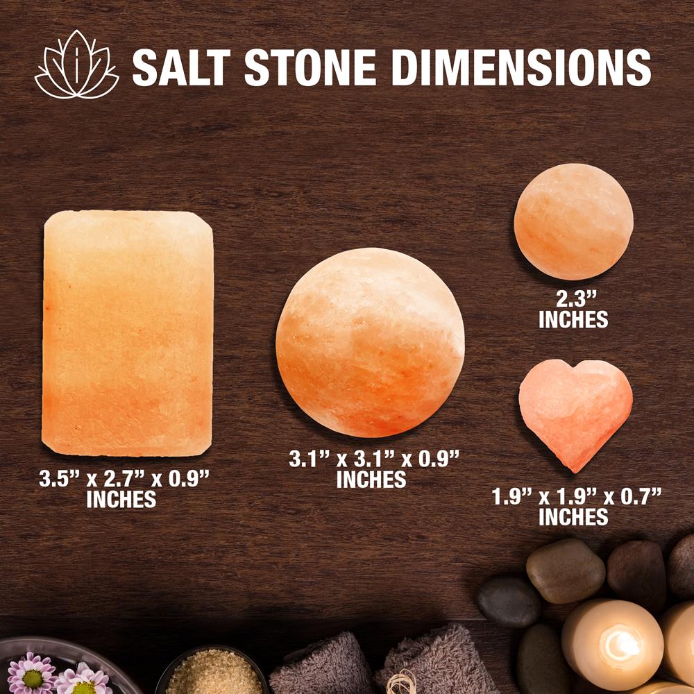 Salt Massage Stones - Hand-Carved Stone For Massage Therapy, Deodorant And Salt And Sugar Scrubs