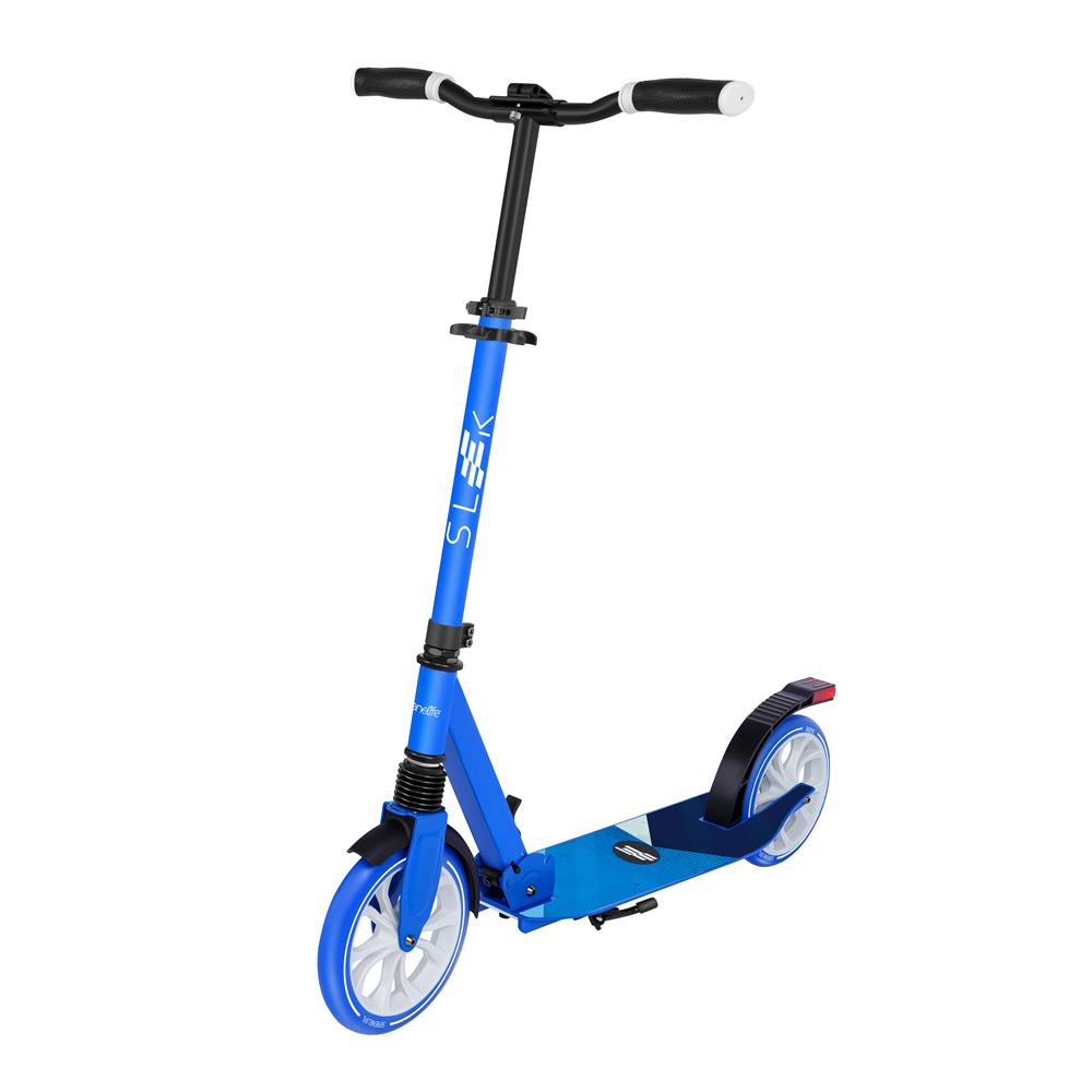 Kick Scooter for Adults - Smooth Ride Alloy Deck - Blue
