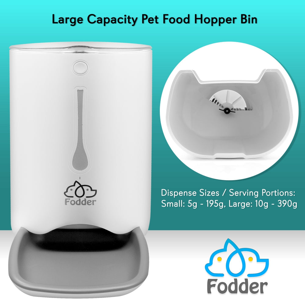 Automatic Pet Feeder, Optimal Schedule, Voice Recording, LCD Display
