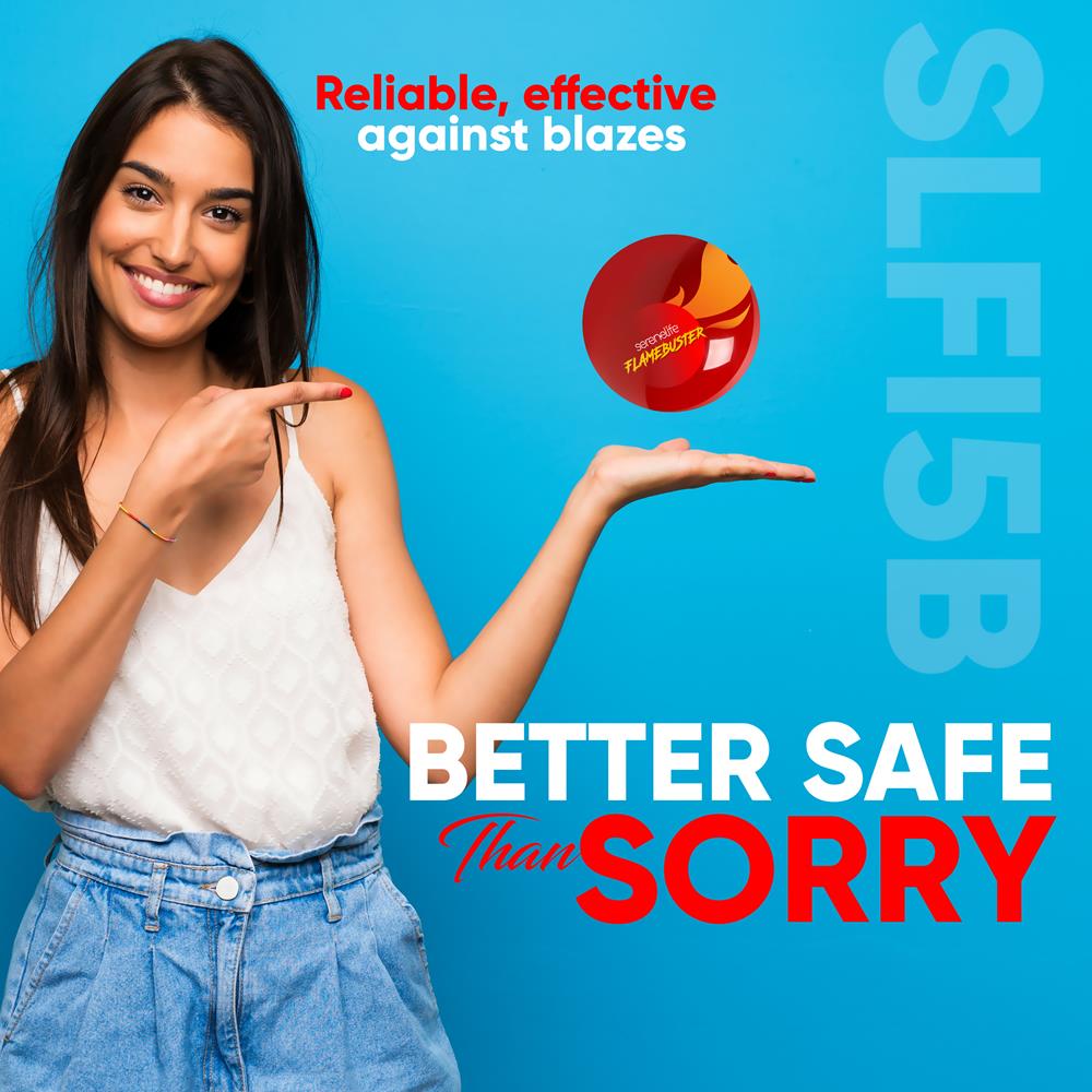 Automatic Fire Ball Extinguisher, Range 3 feet, Instant Activation, ABS Body, Red