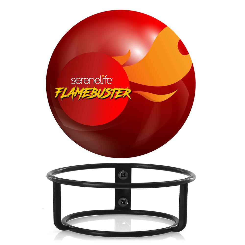 Automatic Fire Ball Extinguisher, Range 3 feet, Instant Activation, ABS Body, Red