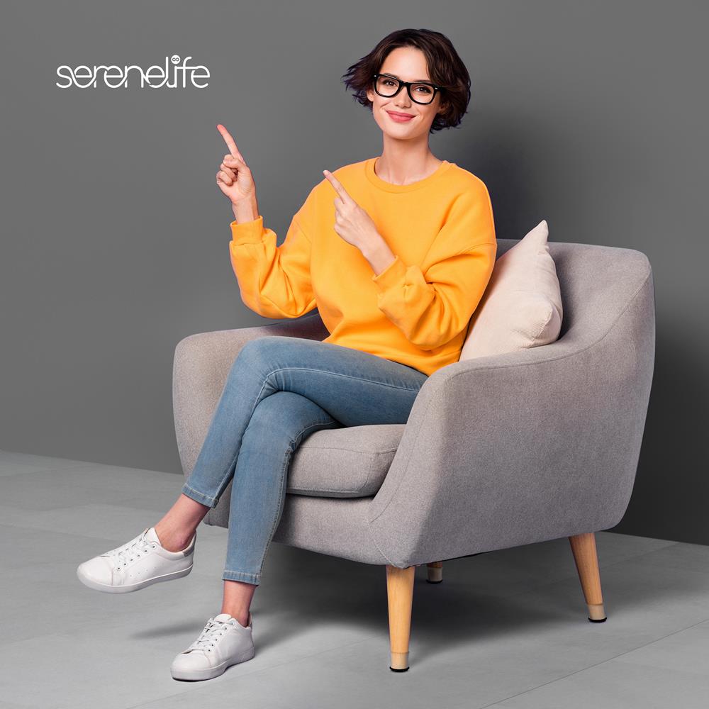 Chair Leg Floor Protectors, Anti-Slip Rubber, Clear, 24 Pack