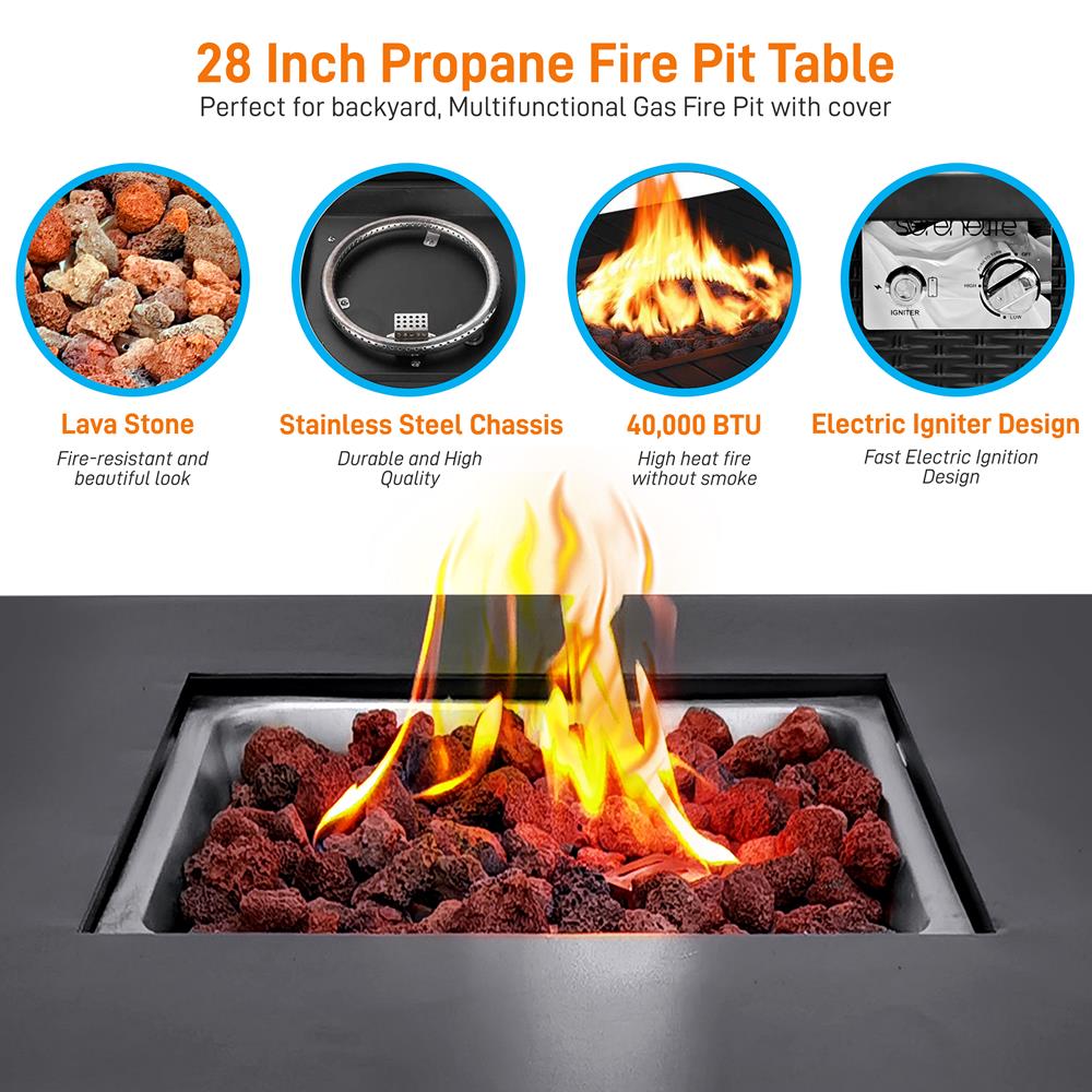 Propane Gas Fire Pit