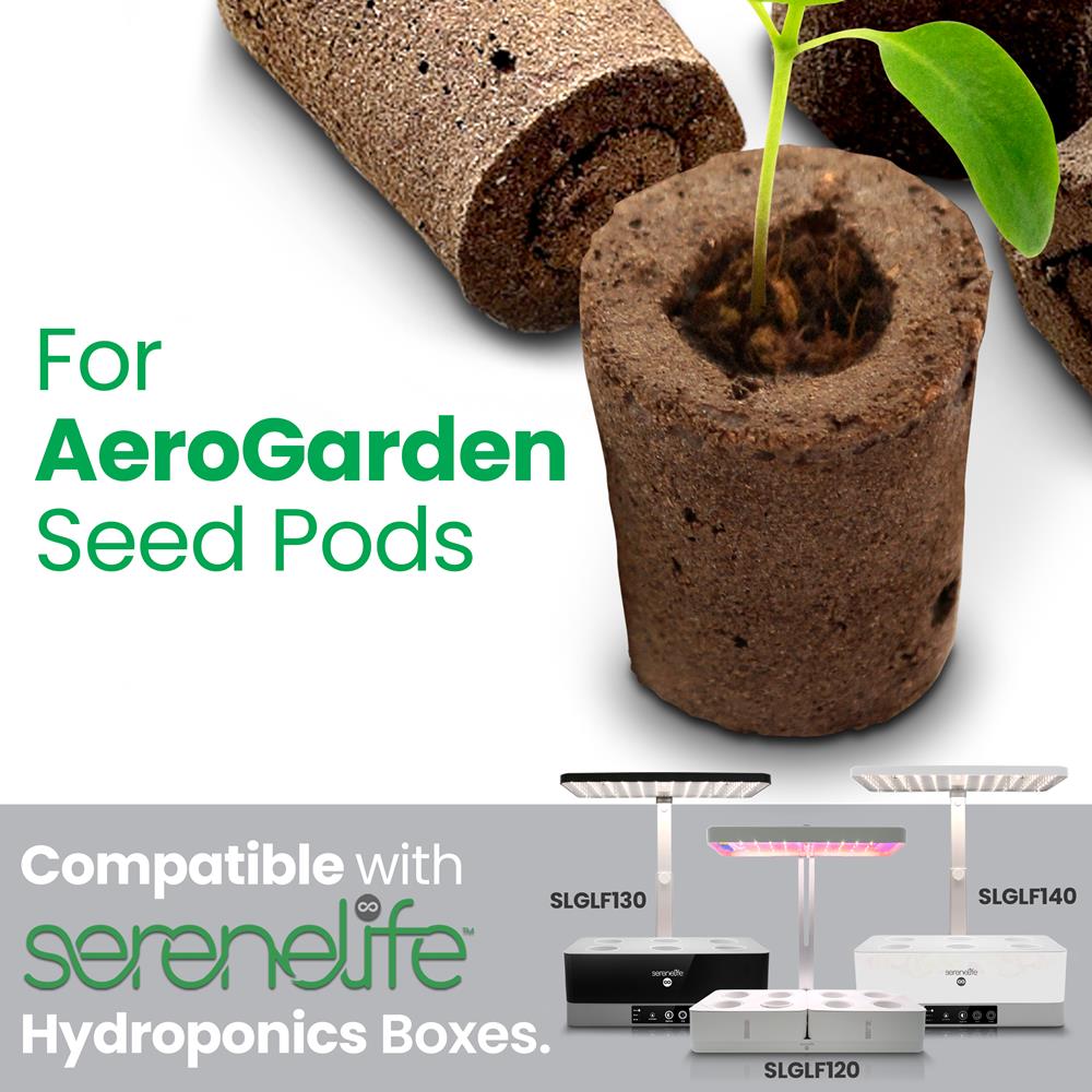 Indoor Garden Pods - Reliable Germination - Eco-Friendly Smart Soil (10 Pcs.)