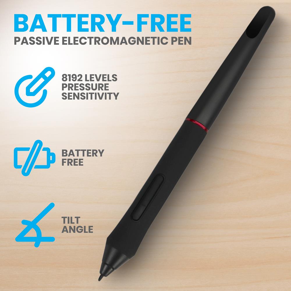 21.5'' Dual Mode Graphic Tablet Monitor - Pro Drawing Pen Display Monitor With Capacitive Touch Screen And Wireless Passive Pen