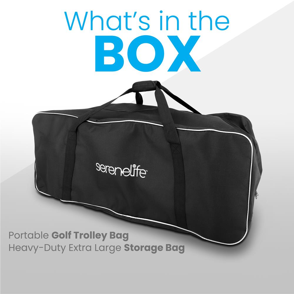 Portable Golf Duffel Bag - Water-Resistant Nylon, Extra Large Storage