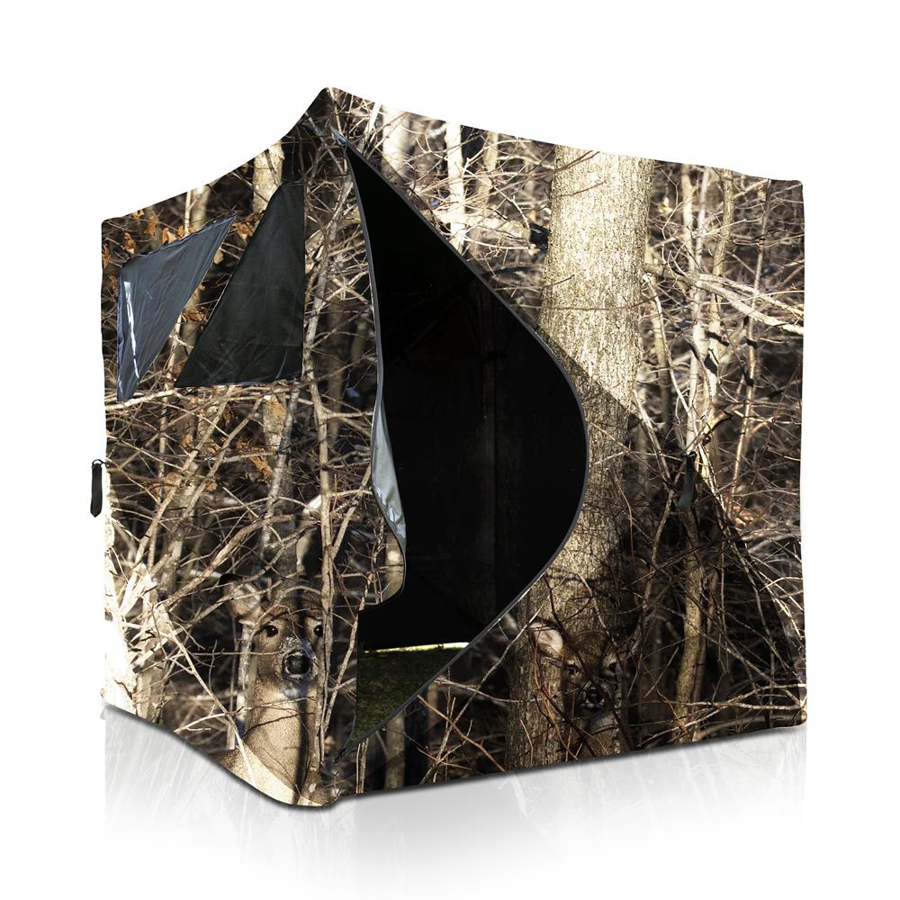 Ground Hunting Blind - Easy Setup, Water Repellent, Camo, 65"x55"