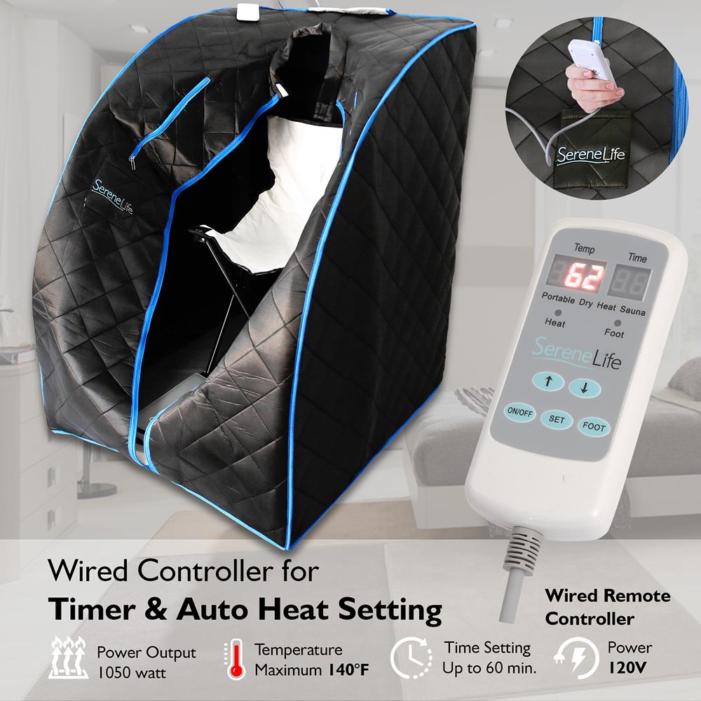 Portable Infrared Sauna - Relaxing Therapy, 140°F Heat, Compact Design