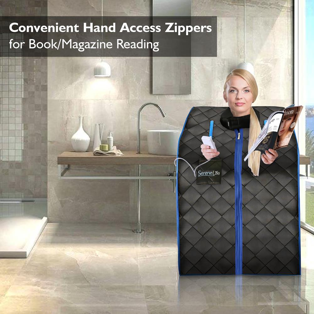 Portable Infrared Sauna - Relaxing Therapy, 140°F Heat, Compact Design