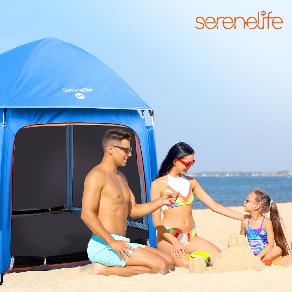 Portable And Foldable Playpen - Lightweight, Easily Collapsible, Play Yard Crib For Indoor & Outdoor Use, For Baby Or Toddler With 6 Panel Playpen Mattress (Blue)