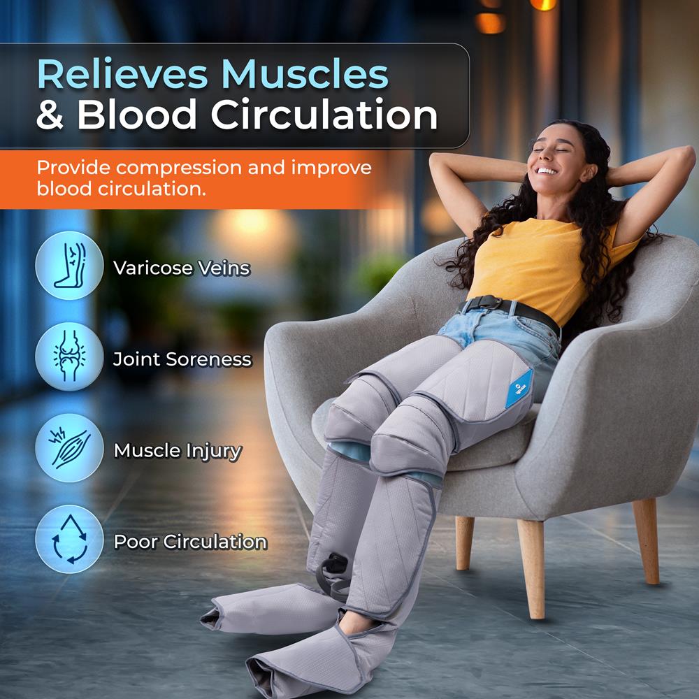 Air Compression Foot & Calf & Leg Massag