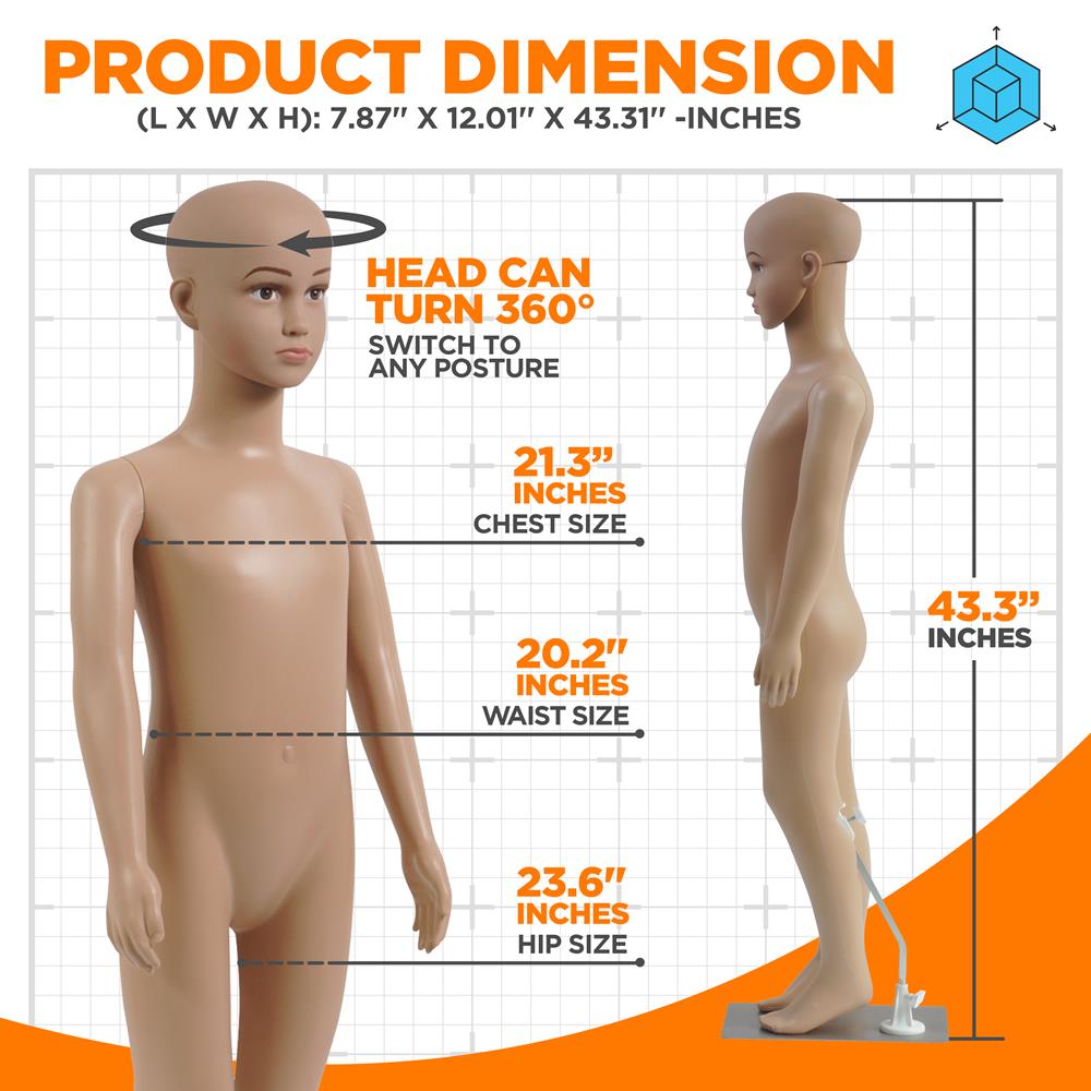 Kid Torso Dress Form Mannequin