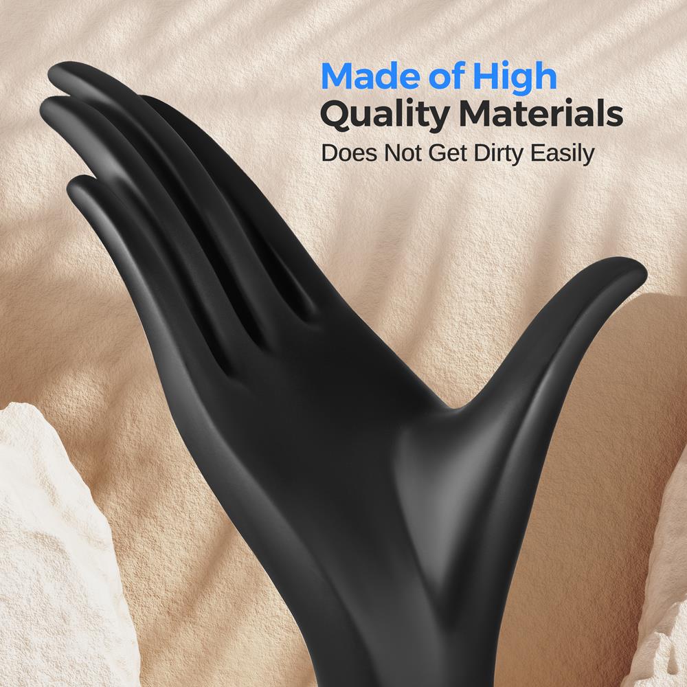 Jewelry Display Hand Holder, Elegant 18.5" Mannequin, Sturdy PP+Metal