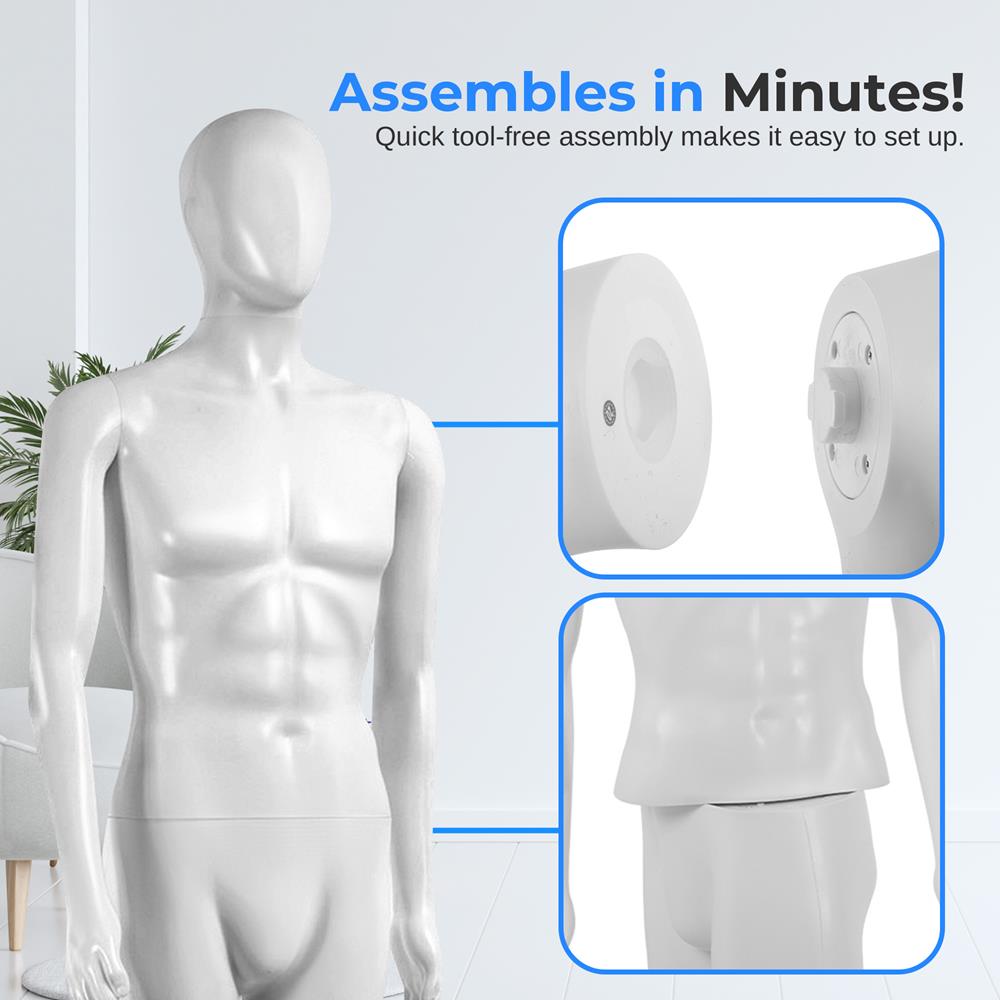 Male Torso Dress Form Mannequin