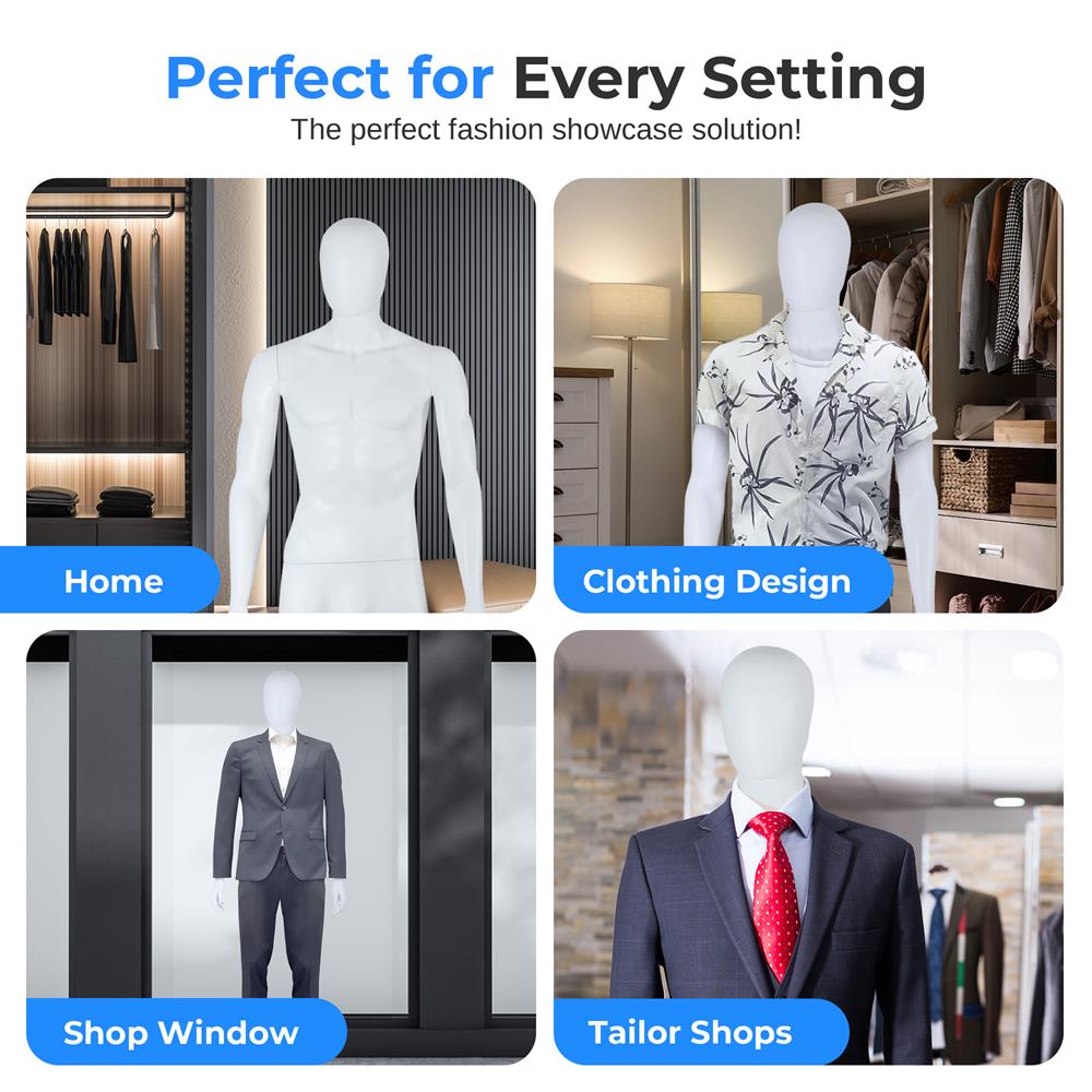 Male Torso Dress Form Mannequin