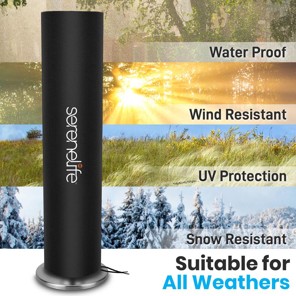 Patio Heater Cover, Tearproof Waterproof, Heavy-Duty Polypropylene