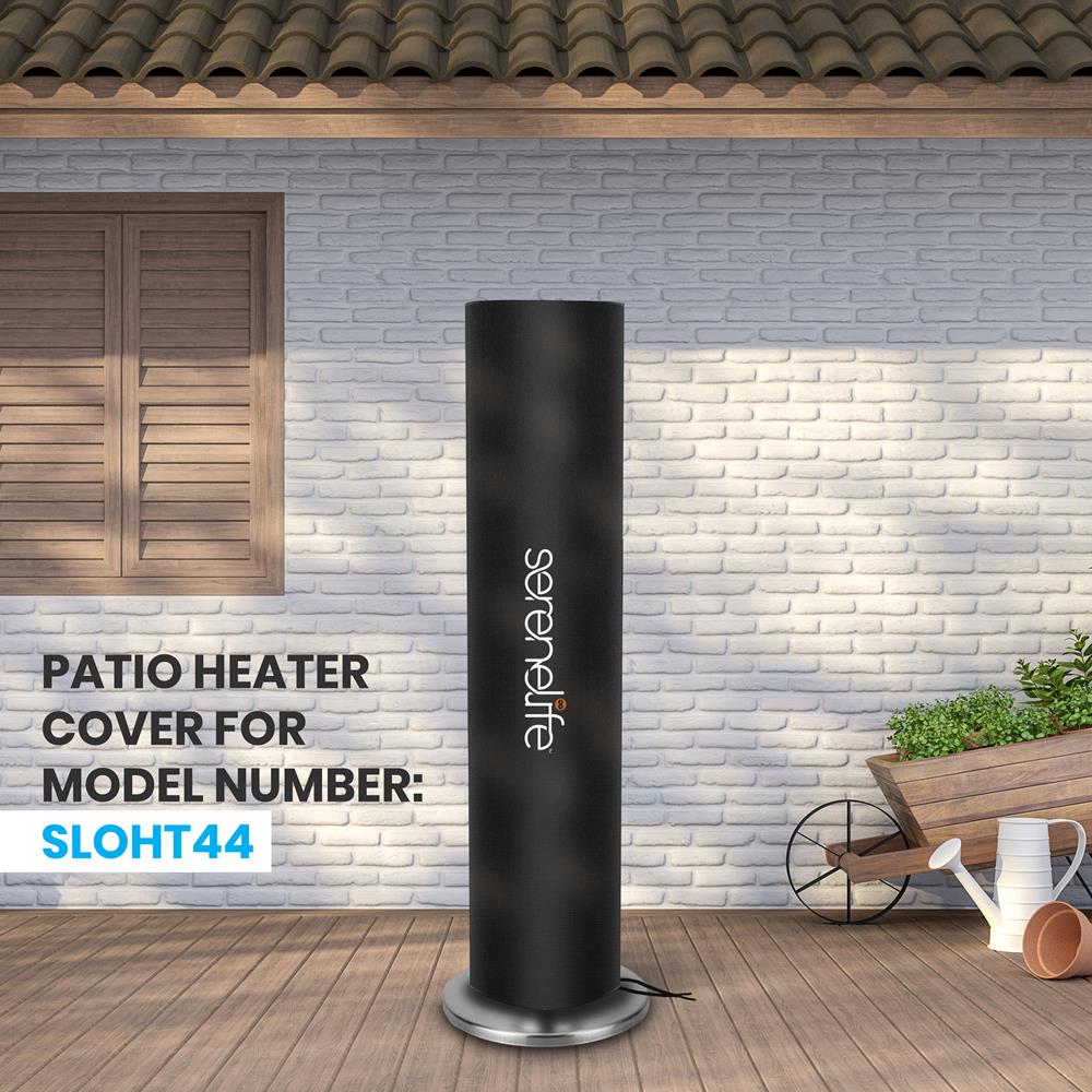 Patio Heater Cover, Tearproof Waterproof, Heavy-Duty Polypropylene