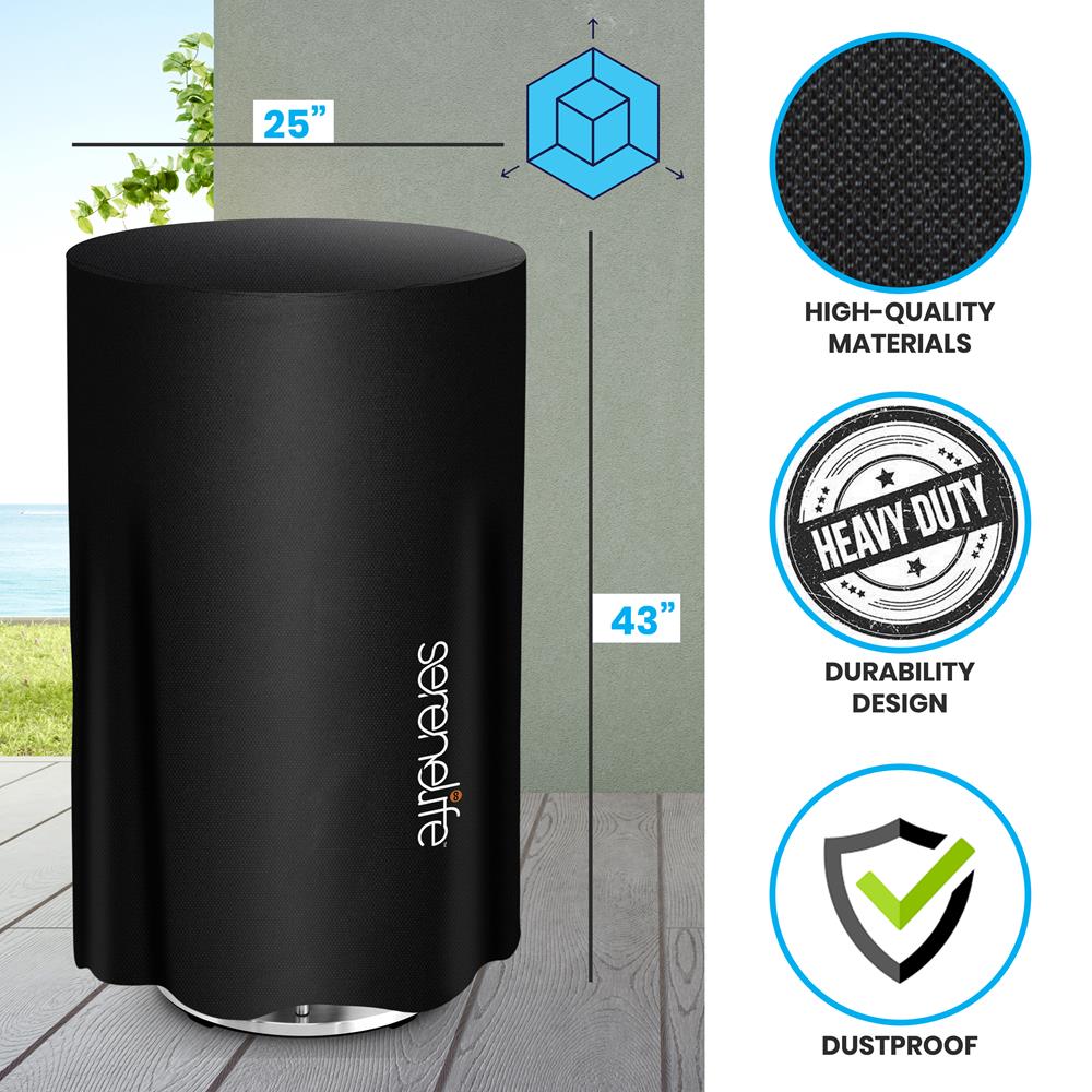 Patio Heater Cover Bag - Heavy-Duty Stand Up Patio Heater Cover For Model Number: Sloht48