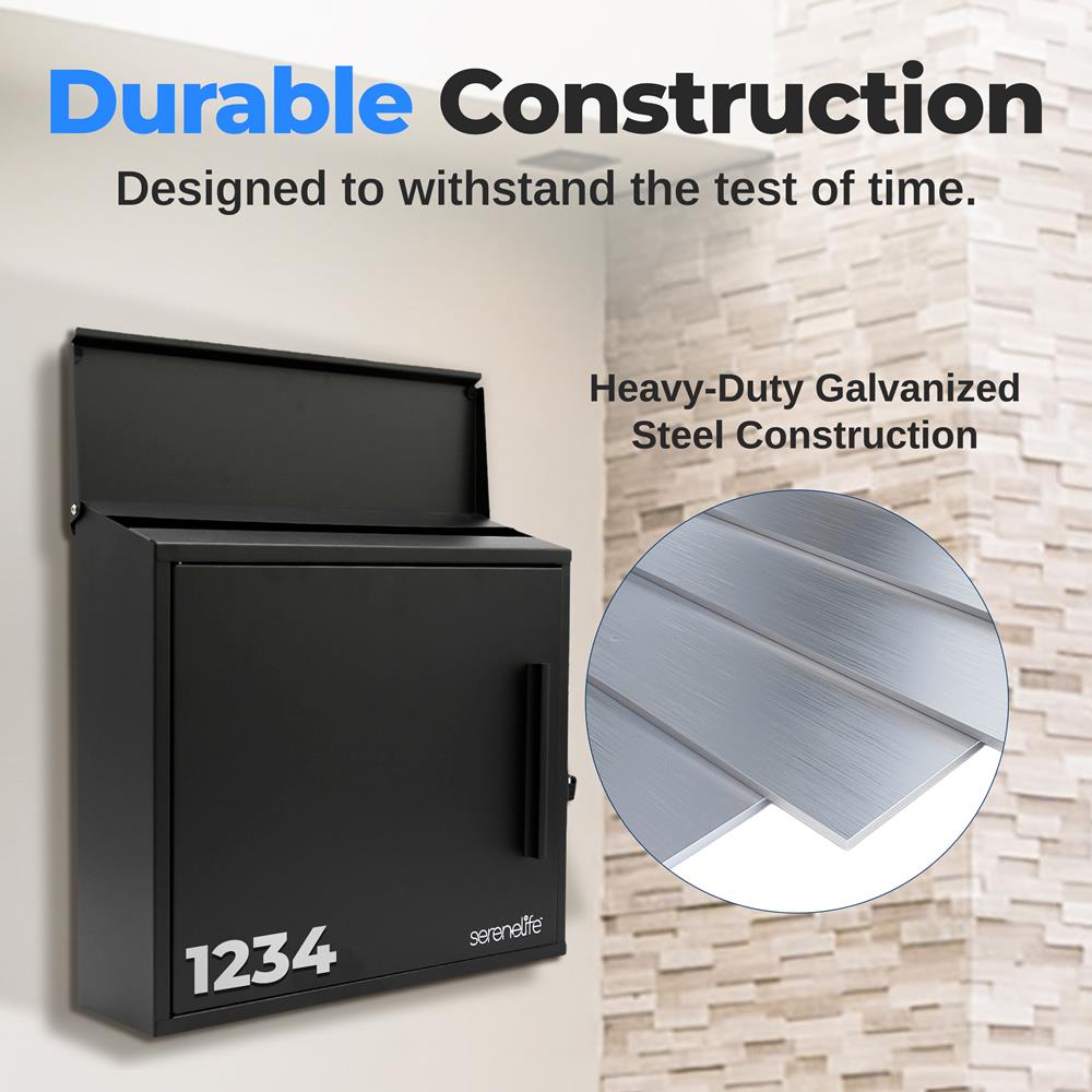 Wall Mount Locking Mailbox