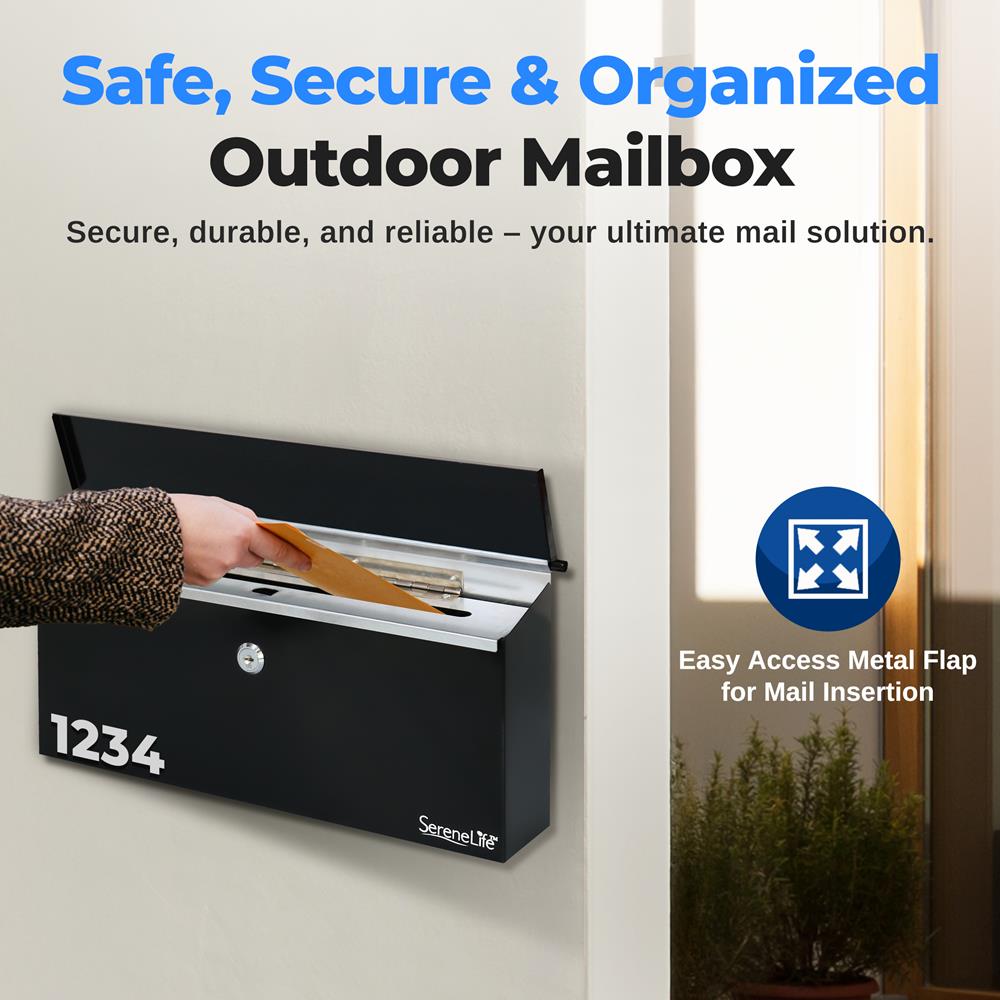 Wall Mount Locking Mailbox