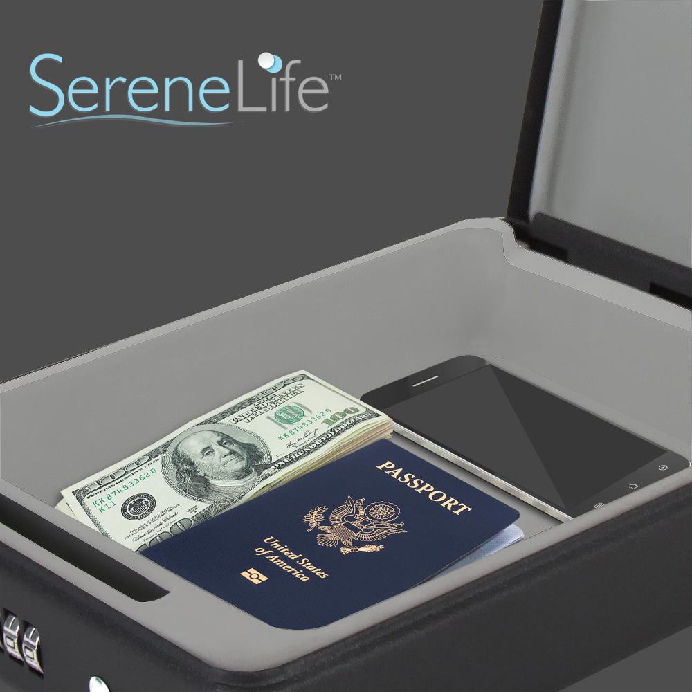 Compact Pistol / Handgun Safe Box - Personal Firearm Combination Lock Steel Vault