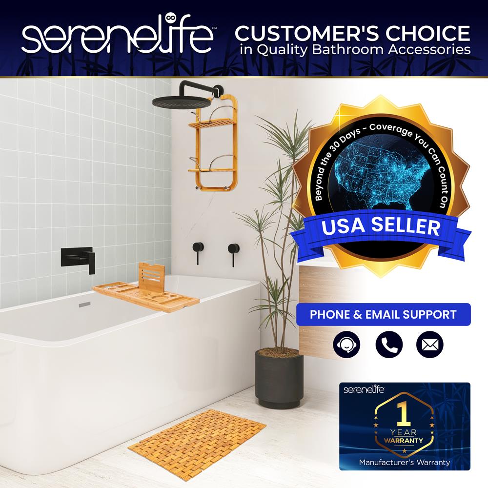 Bamboo Hanging Shower Caddy