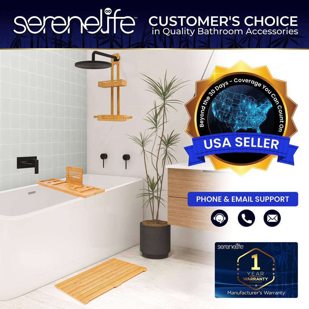 Bamboo Hanging Shower Caddy