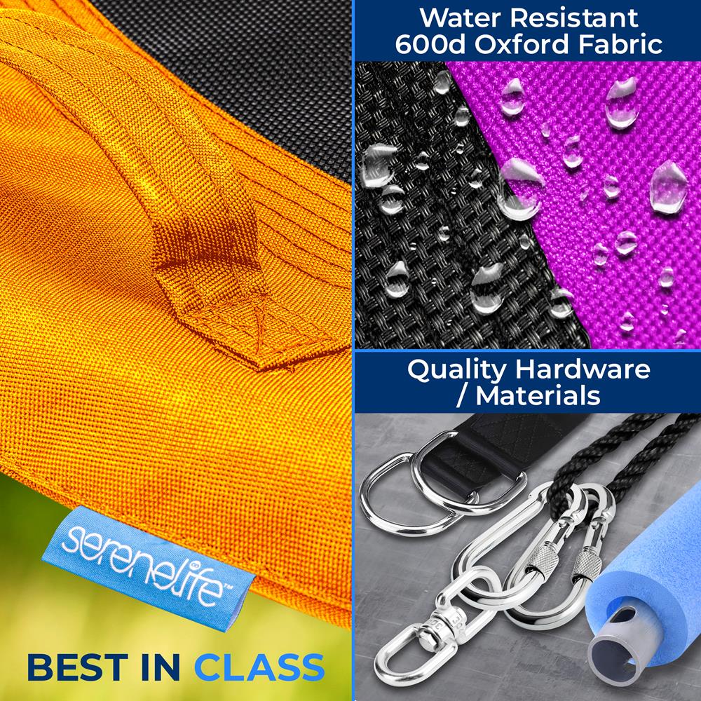 40" Saucer Swing with Pillow and Handles