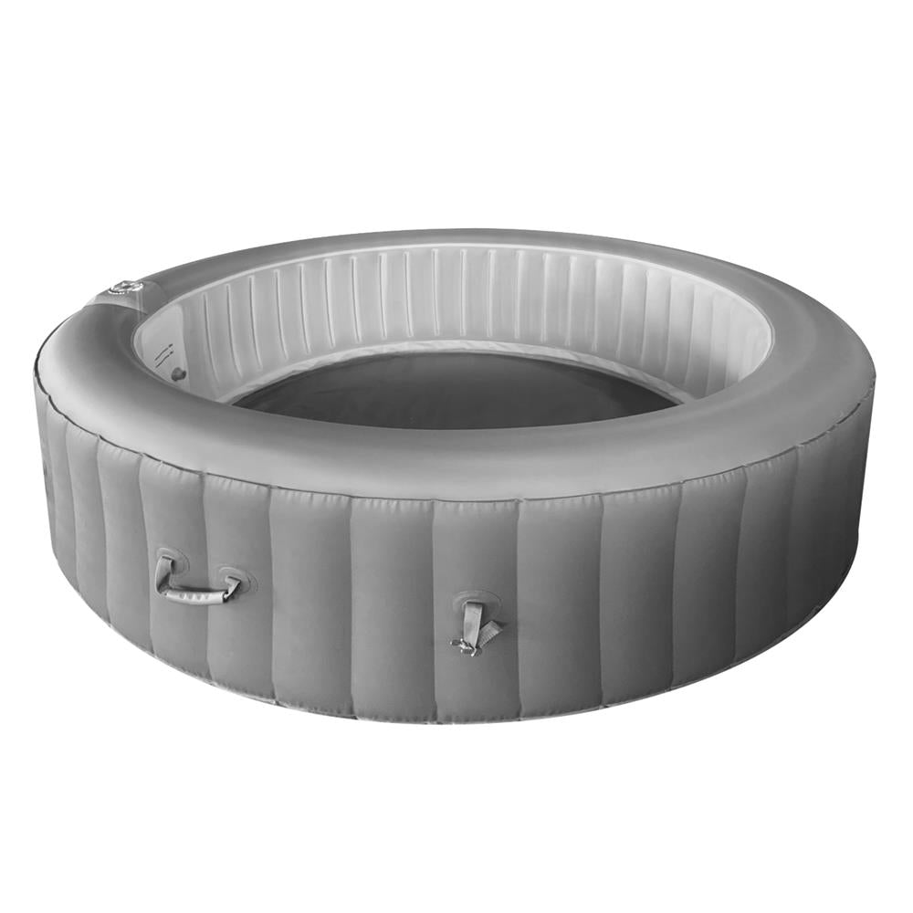 6-Person Inflatable Hot Tub Spa, 130 Jets, LED Lights, Remote Control