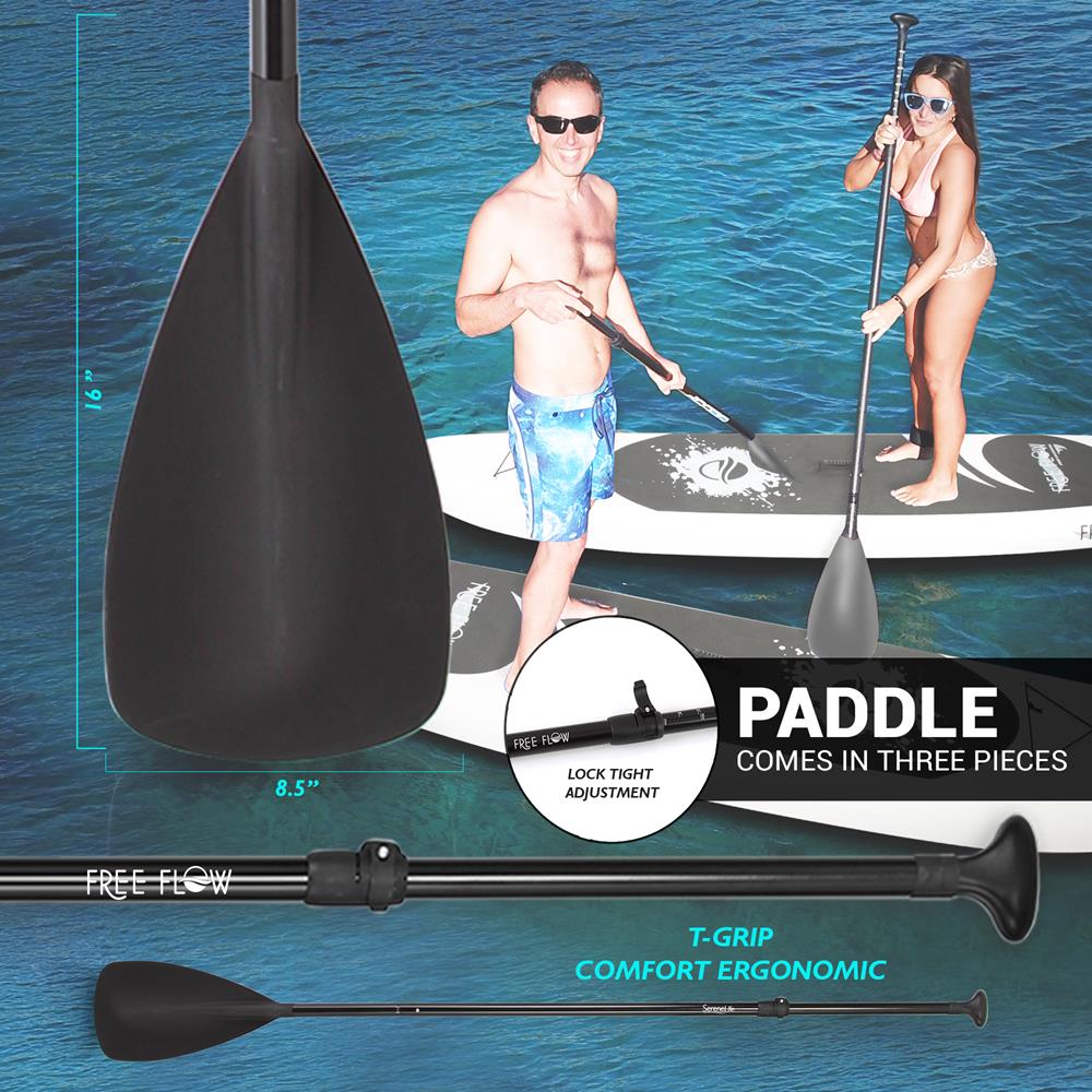 Inflatable Paddle Board - Stable Non-Slip Deck, 10'10", Easy Storage