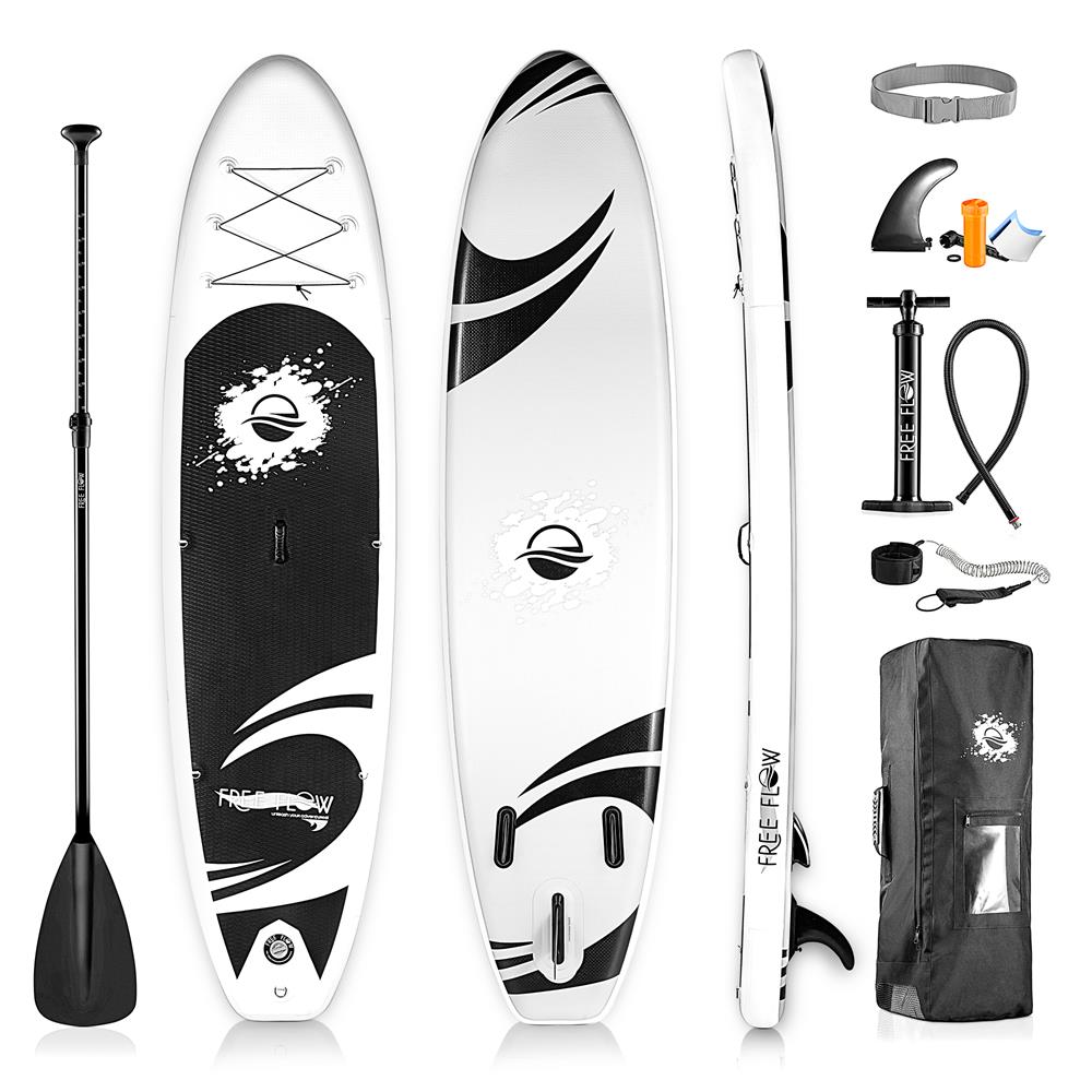 Inflatable Paddle Board - Stable Non-Slip Deck, 10'10", Easy Storage
