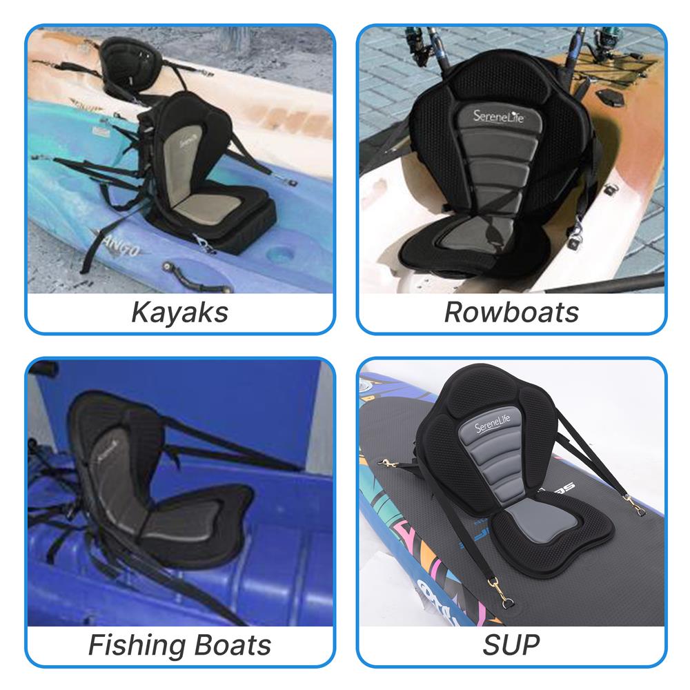 Detachable Paddle-Board Seat, Form-Fitting, Polyester & EVA