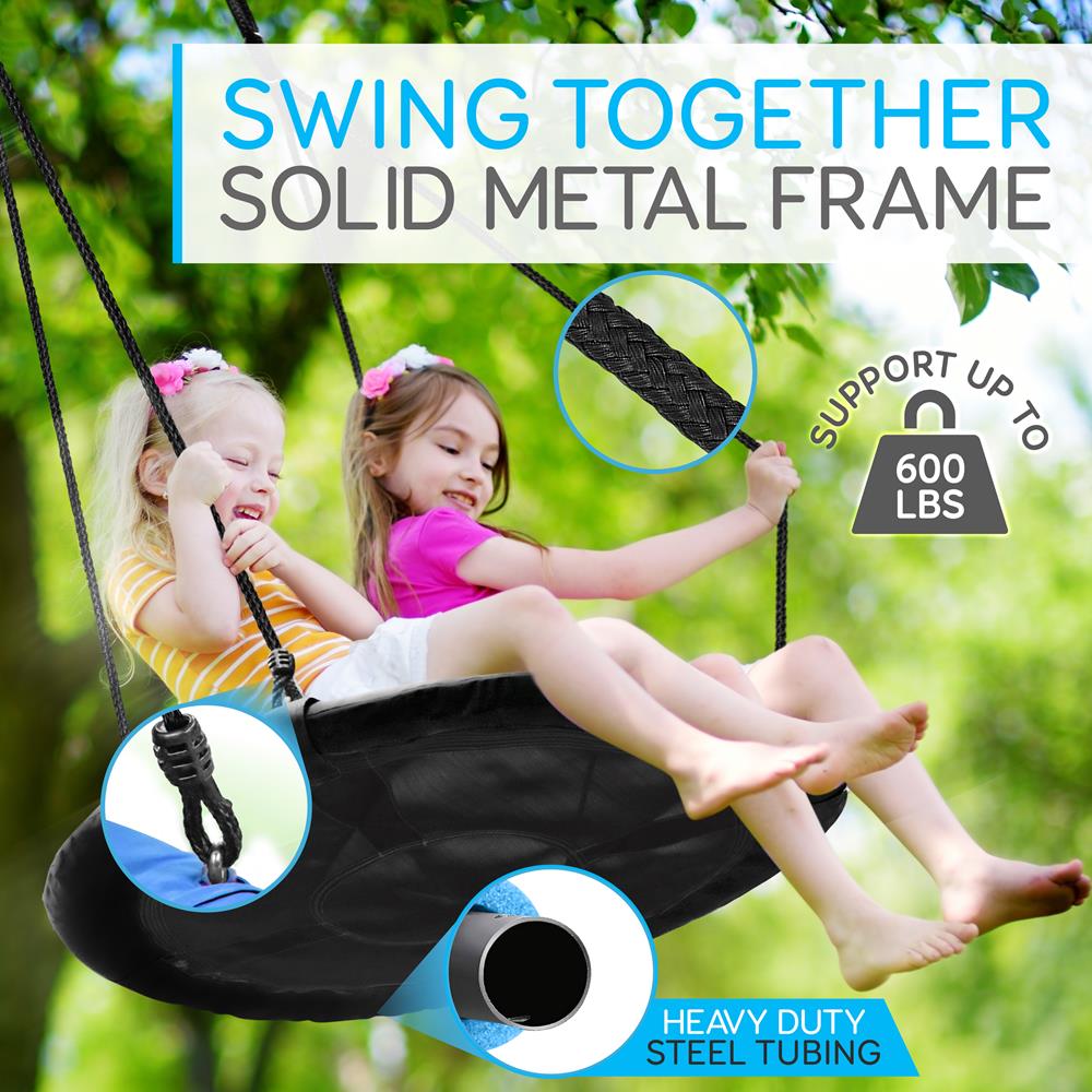 Saucer Swing 40" Relaxing Fun Waterproof 600D Polyester