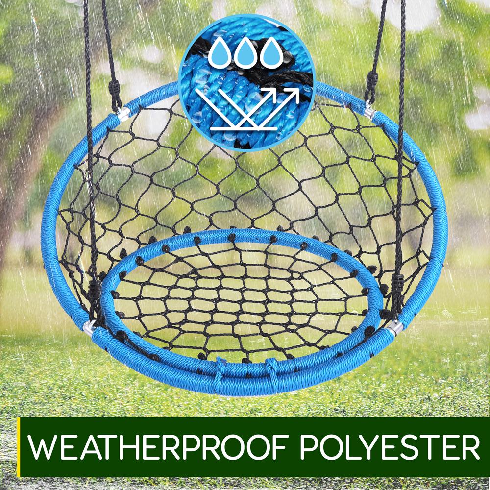 Hanging Netted Seat Swing - Relaxing Fun - UV Resistant - 35.5" Diameter