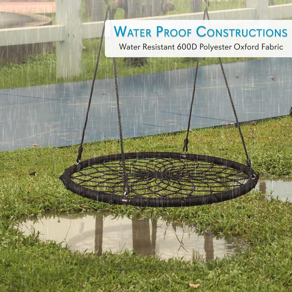 Spider Swing Seat 600lb Capacity, Waterproof 40" Diameter, Blue