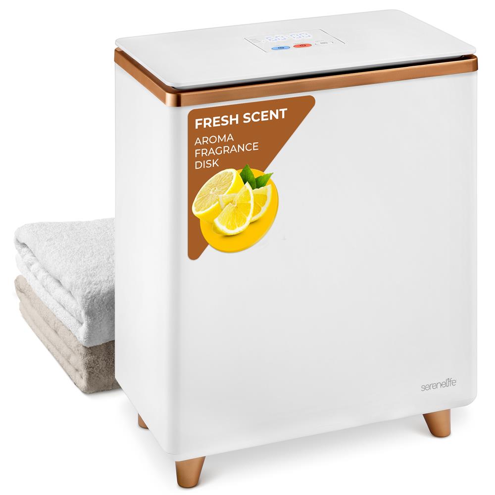 Towel Warmer with Auto Shut-Off, Holds 2 Towels, Rose Gold