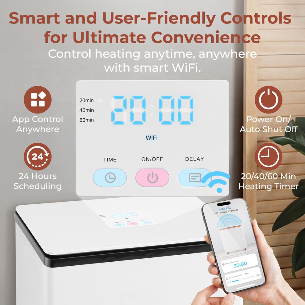 Towel Warmer with WIFI