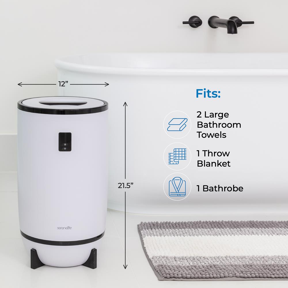 Towel Warmer with Fragrance Holder, Auto Shut Off, Fits 2 Large Towels