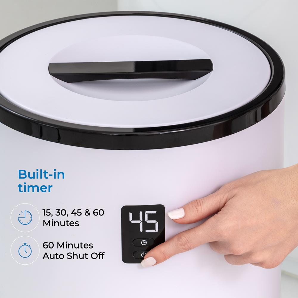 Towel Warmer with Fragrance Holder, Auto Shut Off, Fits 2 Large Towels