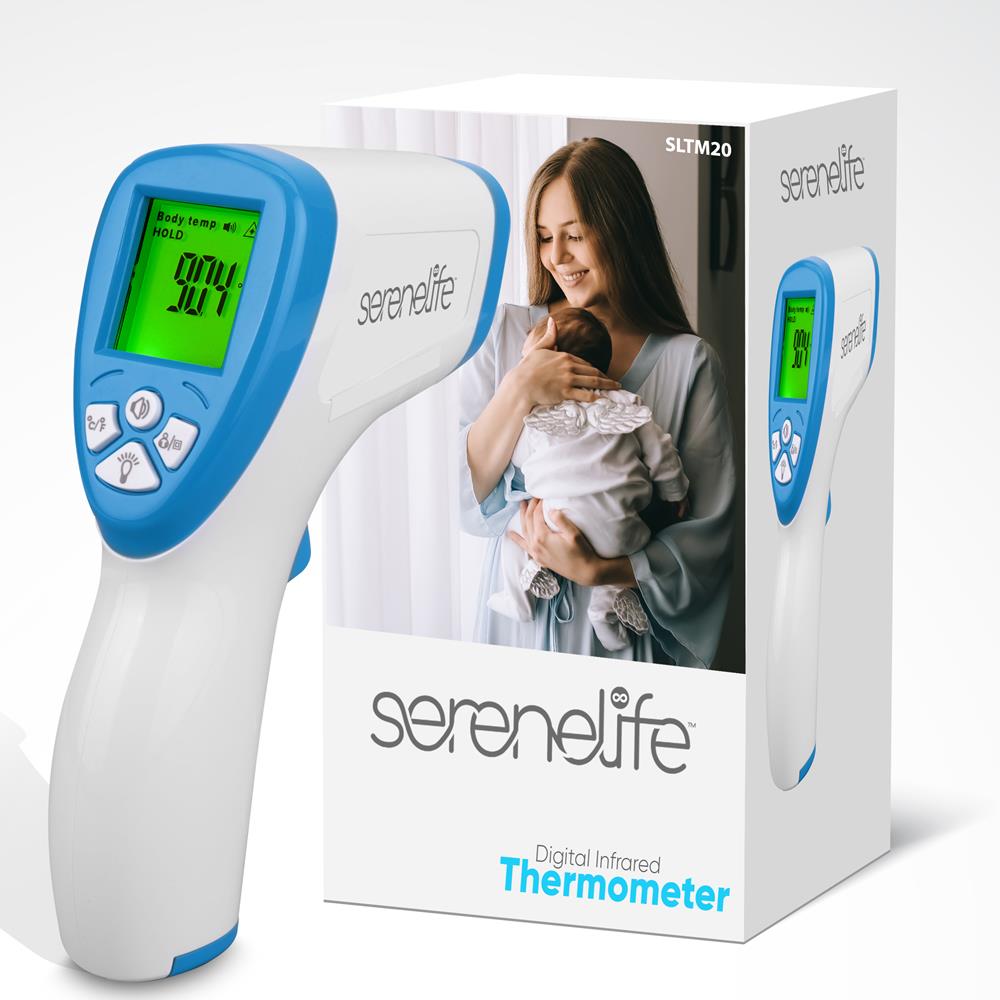 Infrared Thermometer Fast Accurate Non-Contact LCD Display Fever Alarm
