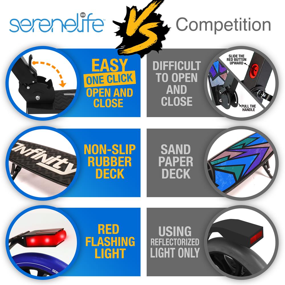 Kick Scooter for Teens & Adults, Adjustable Alloy Deck, Graffiti Design