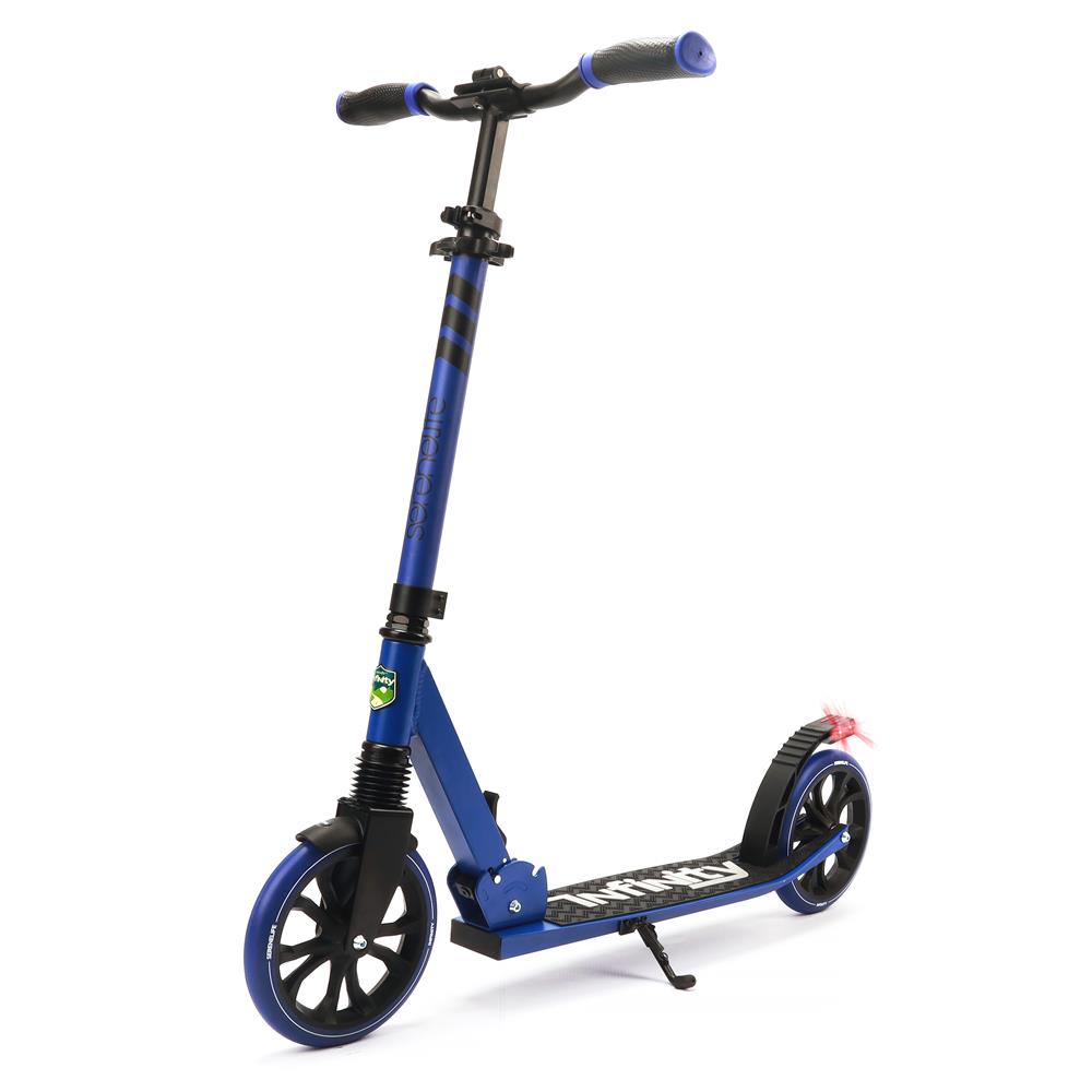 Folding Kick Scooter for Teens/Adults, Smooth Ride, Alloy Deck, Blue