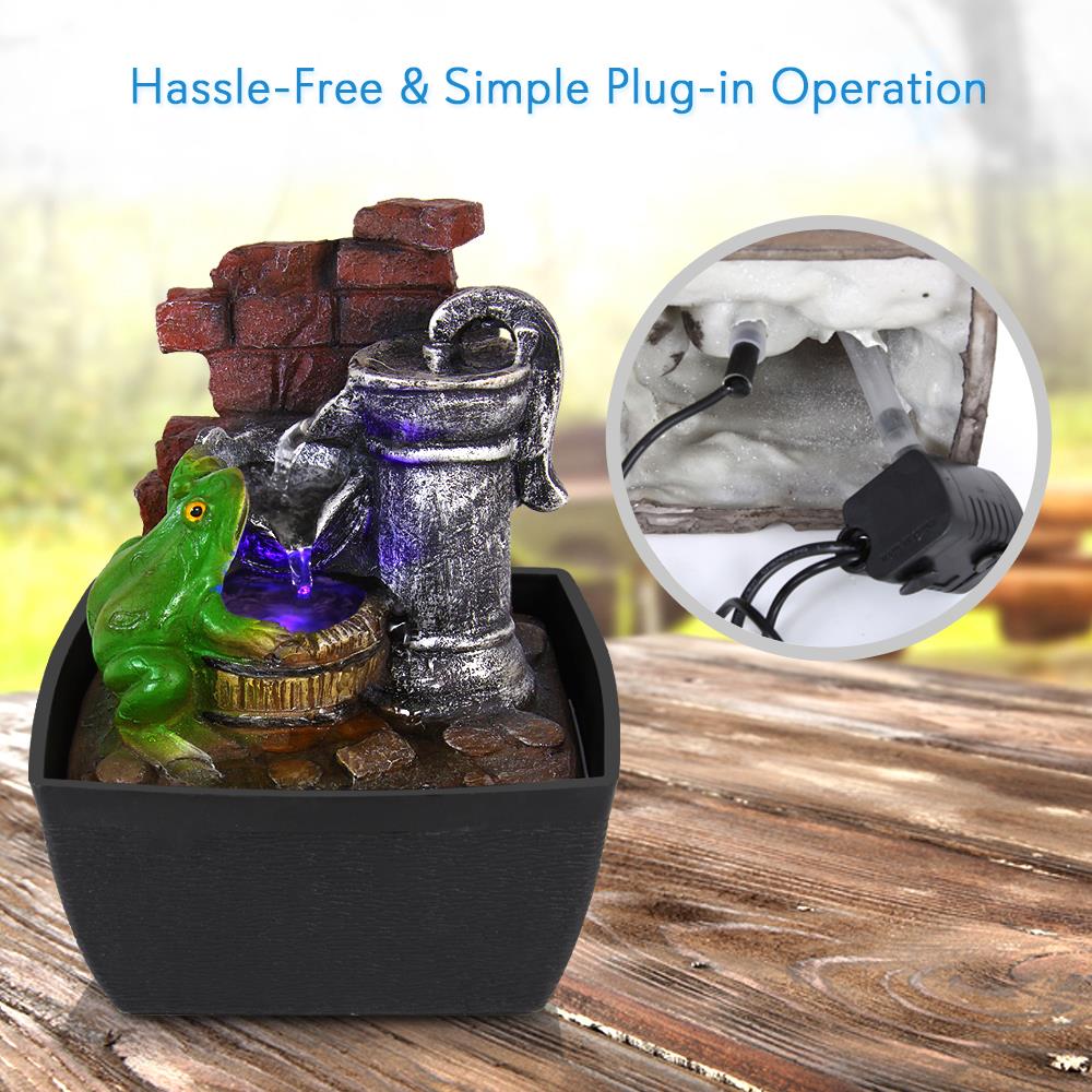 Water Fountain - Relaxing Tabletop Water Feature Decoration