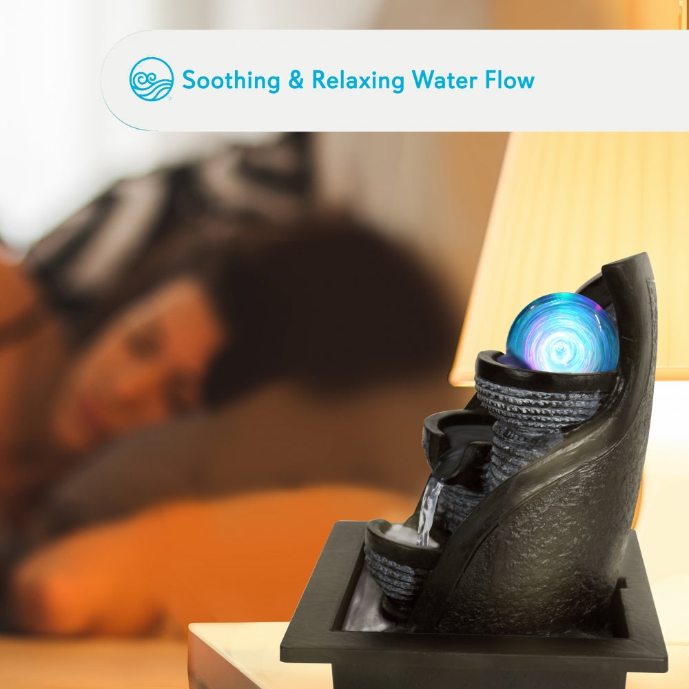 Water Fountain - Relaxing Tabletop Water Feature Decoration