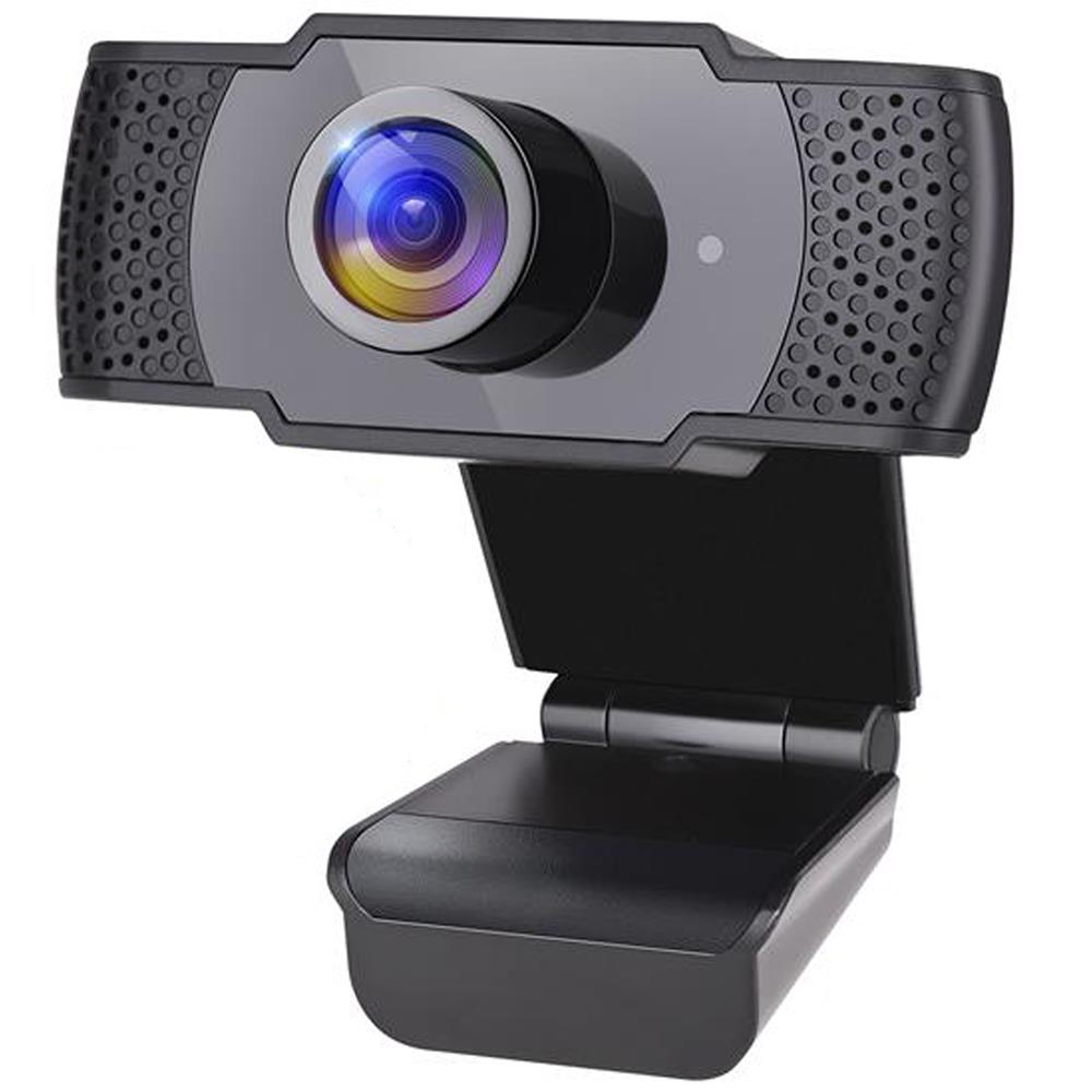 1080P HD Webcam with Mic - Smooth Video, USB Plug & Play, Wide Angle